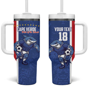Cape Verde Pride Custom Tumbler With Handle The First Voyage Of Champions - African Pride