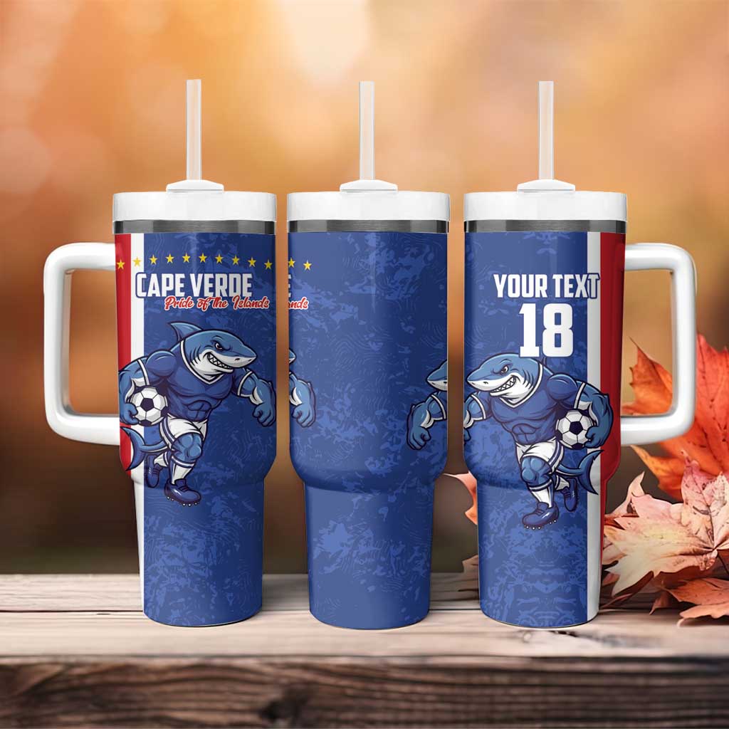 Cape Verde Pride Custom Tumbler With Handle The First Voyage Of Champions - African Pride