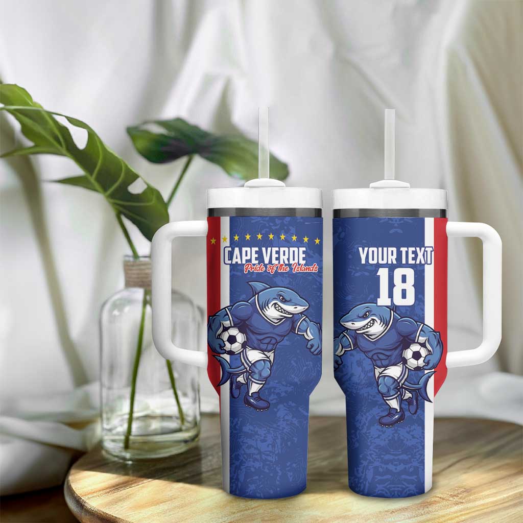 Cape Verde Pride Custom Tumbler With Handle The First Voyage Of Champions - African Pride