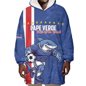 Cape Verde Pride Custom Wearable Blanket Hoodie The First Voyage Of Champions - African Pride
