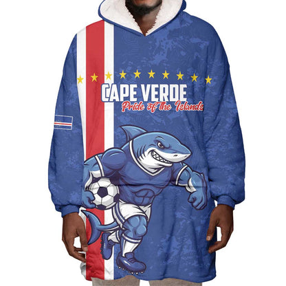 Cape Verde Pride Custom Wearable Blanket Hoodie The First Voyage Of Champions - African Pride