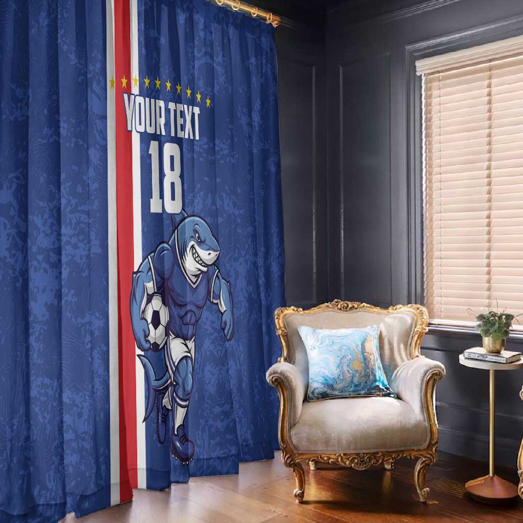 Cape Verde Pride Custom Window Curtain The First Voyage Of Champions - African Pride