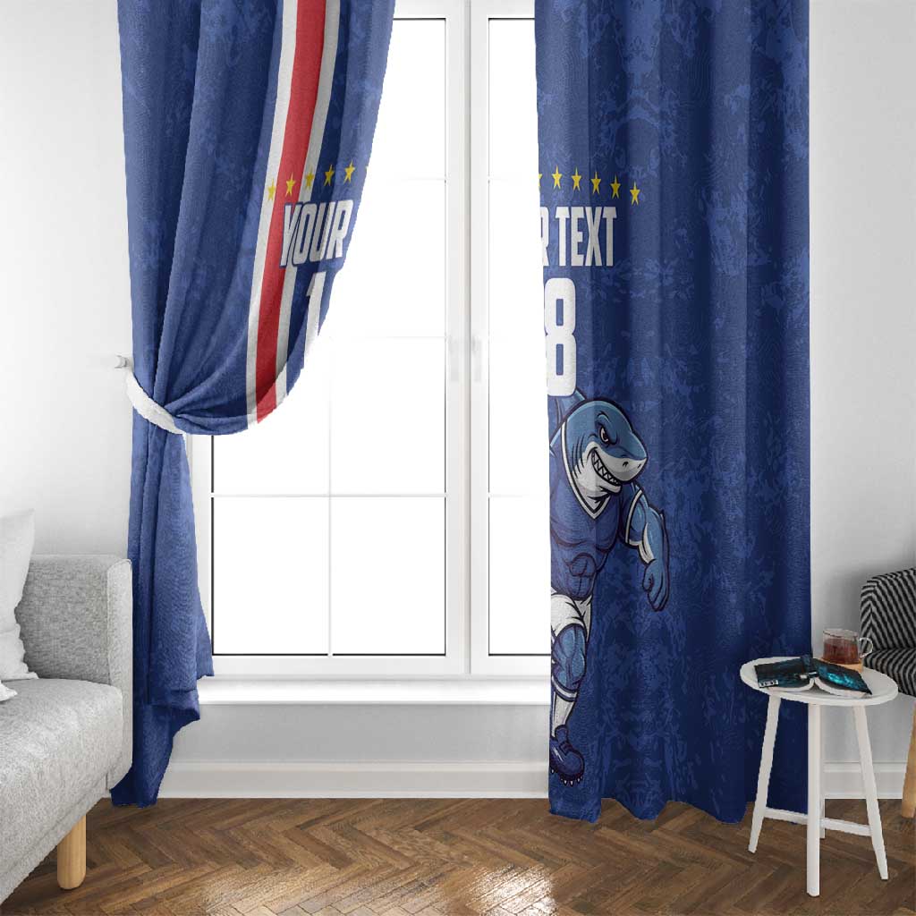Cape Verde Pride Custom Window Curtain The First Voyage Of Champions - African Pride