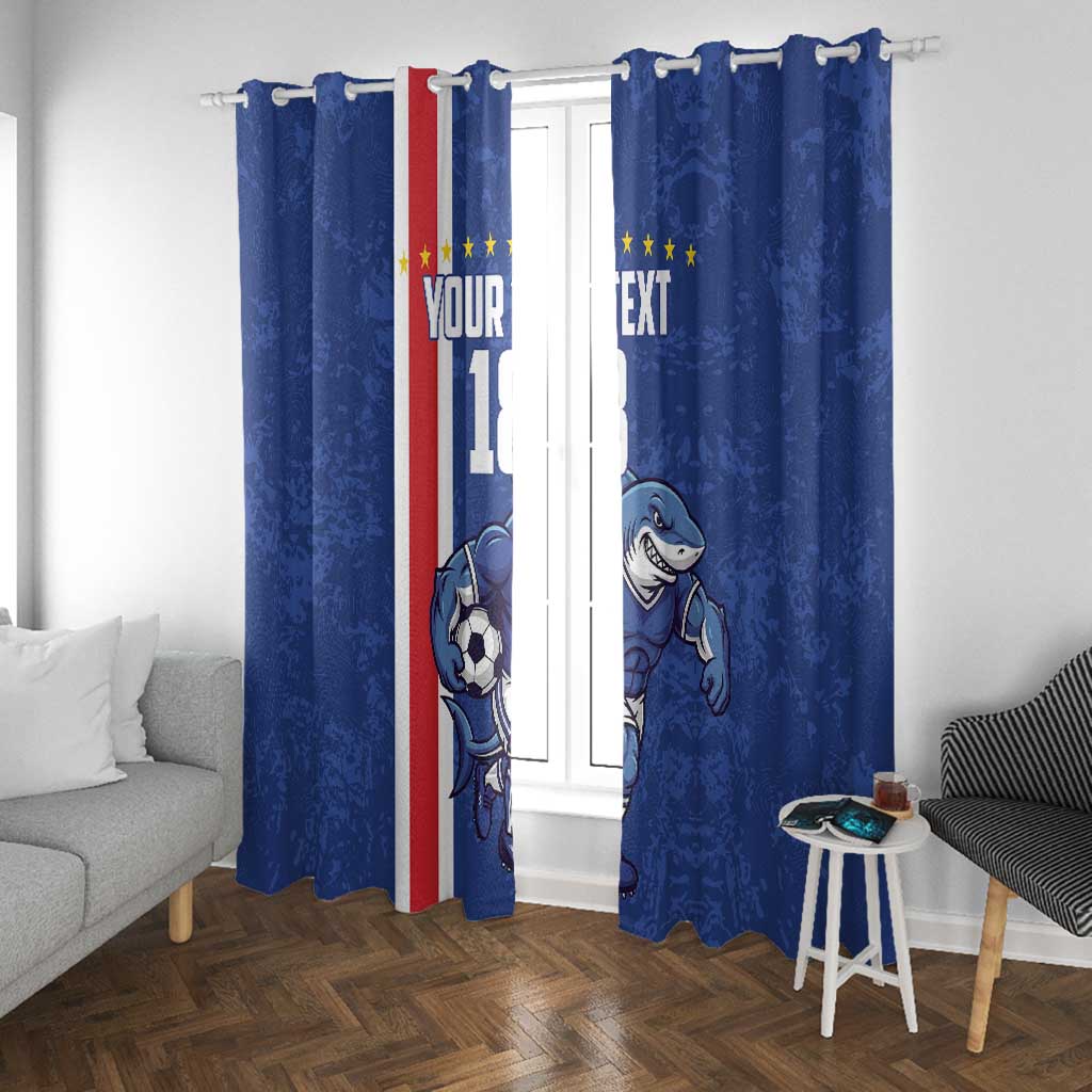 Cape Verde Pride Custom Window Curtain The First Voyage Of Champions - African Pride