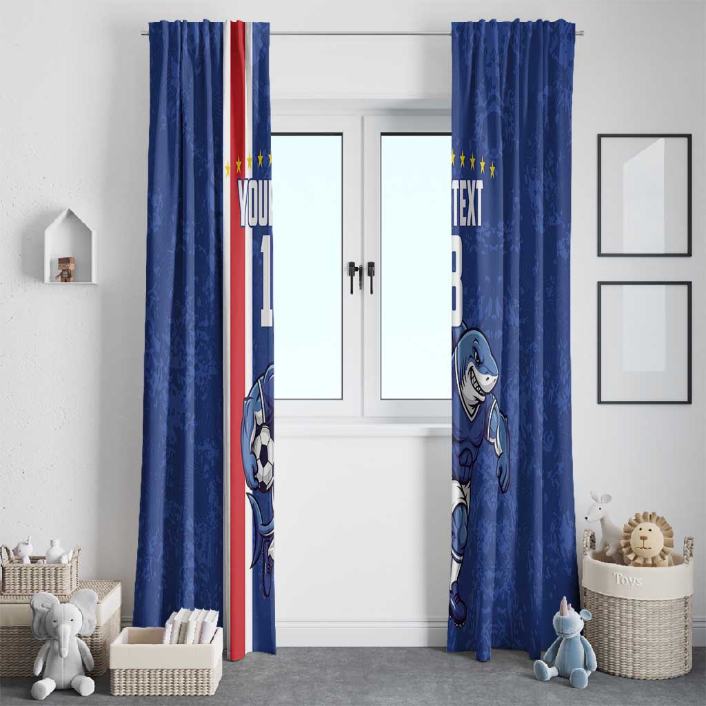 Cape Verde Pride Custom Window Curtain The First Voyage Of Champions - African Pride