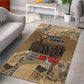 Tuskegee Airmen  Red Tails Tribute Area Rug Black History Air Force - African Pride