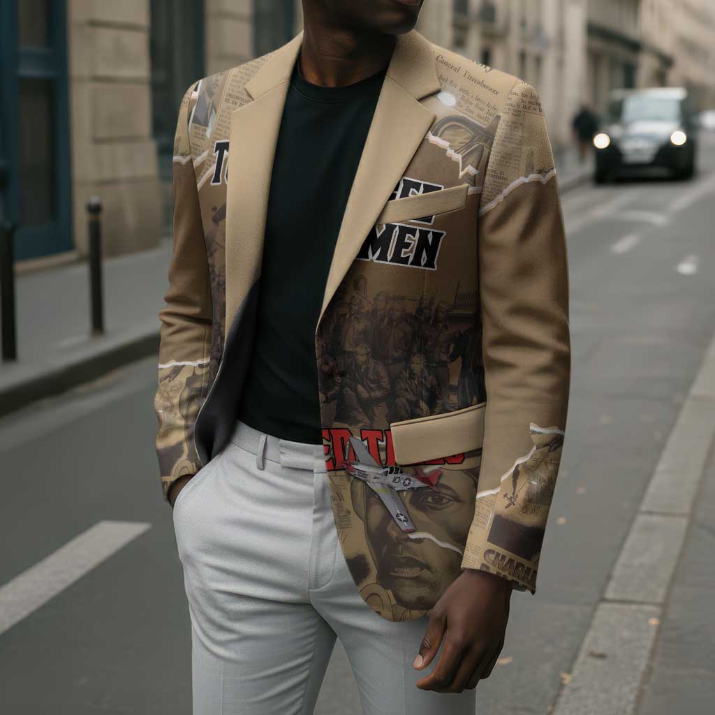 Tuskegee Airmen  Red Tails Tribute Blazer Black History Air Force