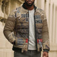 Tuskegee Airmen  Red Tails Tribute Bomber Puffer Jacket Black History Air Force