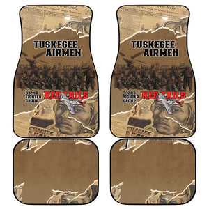 Tuskegee Airmen  Red Tails Tribute Car Mats Black History Air Force - African Pride