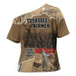 Tuskegee Airmen  Red Tails Tribute Cross Shoulder Shirt Black History Air Force