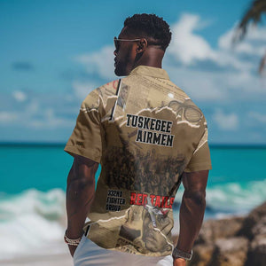 Tuskegee Airmen  Red Tails Tribute Hawaiian Shirt Black History Air Force - African Pride