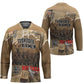 Tuskegee Airmen  Red Tails Tribute Hockey Jersey Black History Air Force