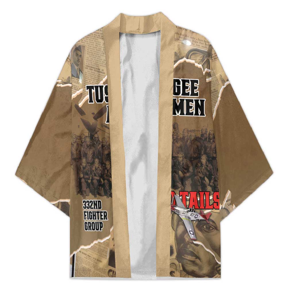 Tuskegee Airmen  Red Tails Tribute Kimono Black History Air Force