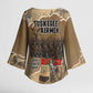 Tuskegee Airmen  Red Tails Tribute Kimono Sleeve Blouse Black History Air Force
