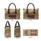Tuskegee Airmen  Red Tails Tribute Leather Bag Black History Air Force
