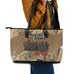 Tuskegee Airmen  Red Tails Tribute Leather Tote Bag Black History Air Force - African Pride
