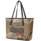 Tuskegee Airmen  Red Tails Tribute Leather Tote Bag Black History Air Force - African Pride