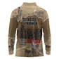 Tuskegee Airmen  Red Tails Tribute Long Sleeve Polo Shirt Black History Air Force - African Pride