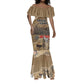 Tuskegee Airmen  Red Tails Tribute Mermaid Dress Black History Air Force - African Pride