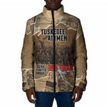 Tuskegee Airmen  Red Tails Tribute Padded Jacket Black History Air Force