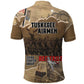 Tuskegee Airmen  Red Tails Tribute Polo Shirt Black History Air Force - African Pride