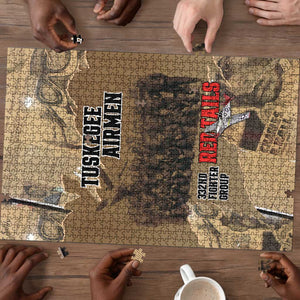 Tuskegee Airmen  Red Tails Tribute Puzzle Black History Air Force