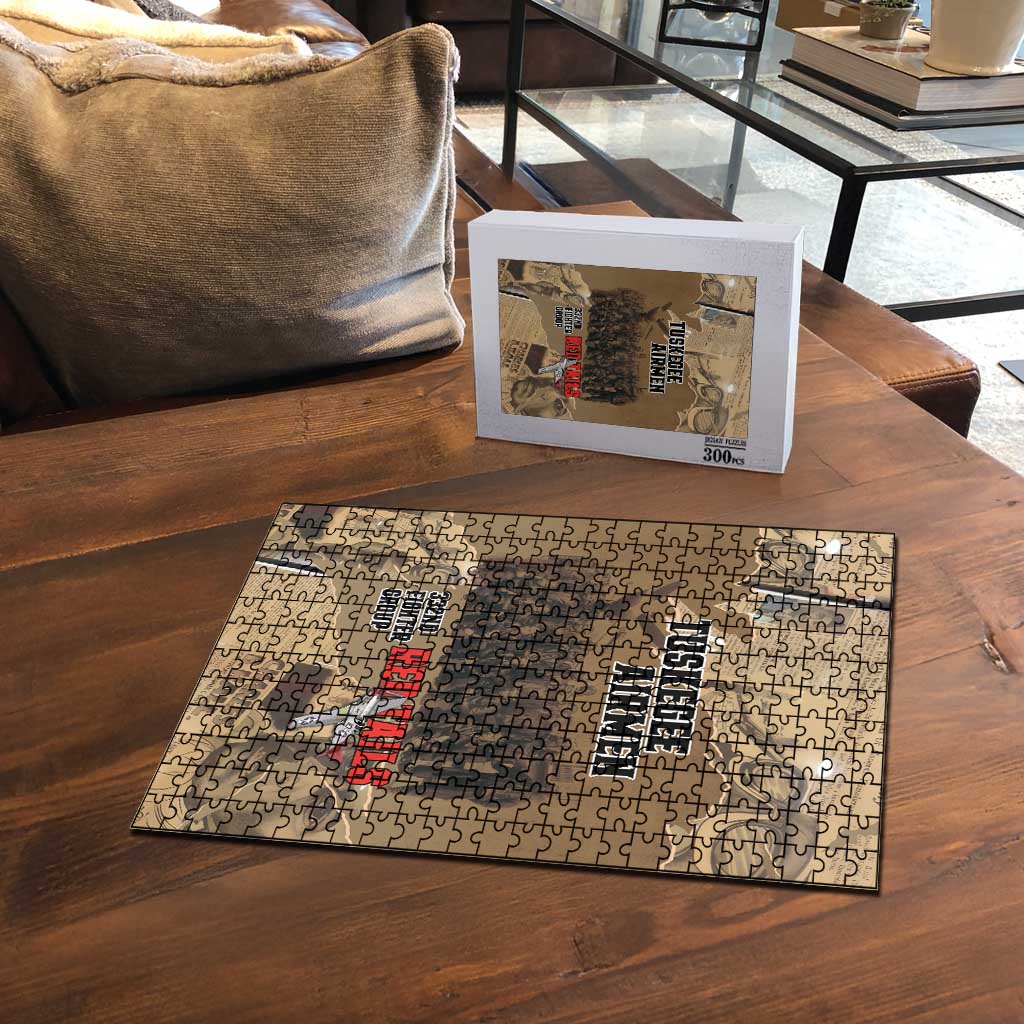Tuskegee Airmen  Red Tails Tribute Puzzle Black History Air Force