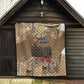 Tuskegee Airmen  Red Tails Tribute Quilt Black History Air Force - African Pride