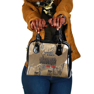 Tuskegee Airmen  Red Tails Tribute Shoulder Handbag Black History Air Force - African Pride