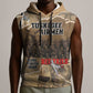 Tuskegee Airmen  Red Tails Tribute Sleeveless Hoodie Black History Air Force - African Pride