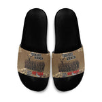 Tuskegee Airmen  Red Tails Tribute Slide Sandals Black History Air Force