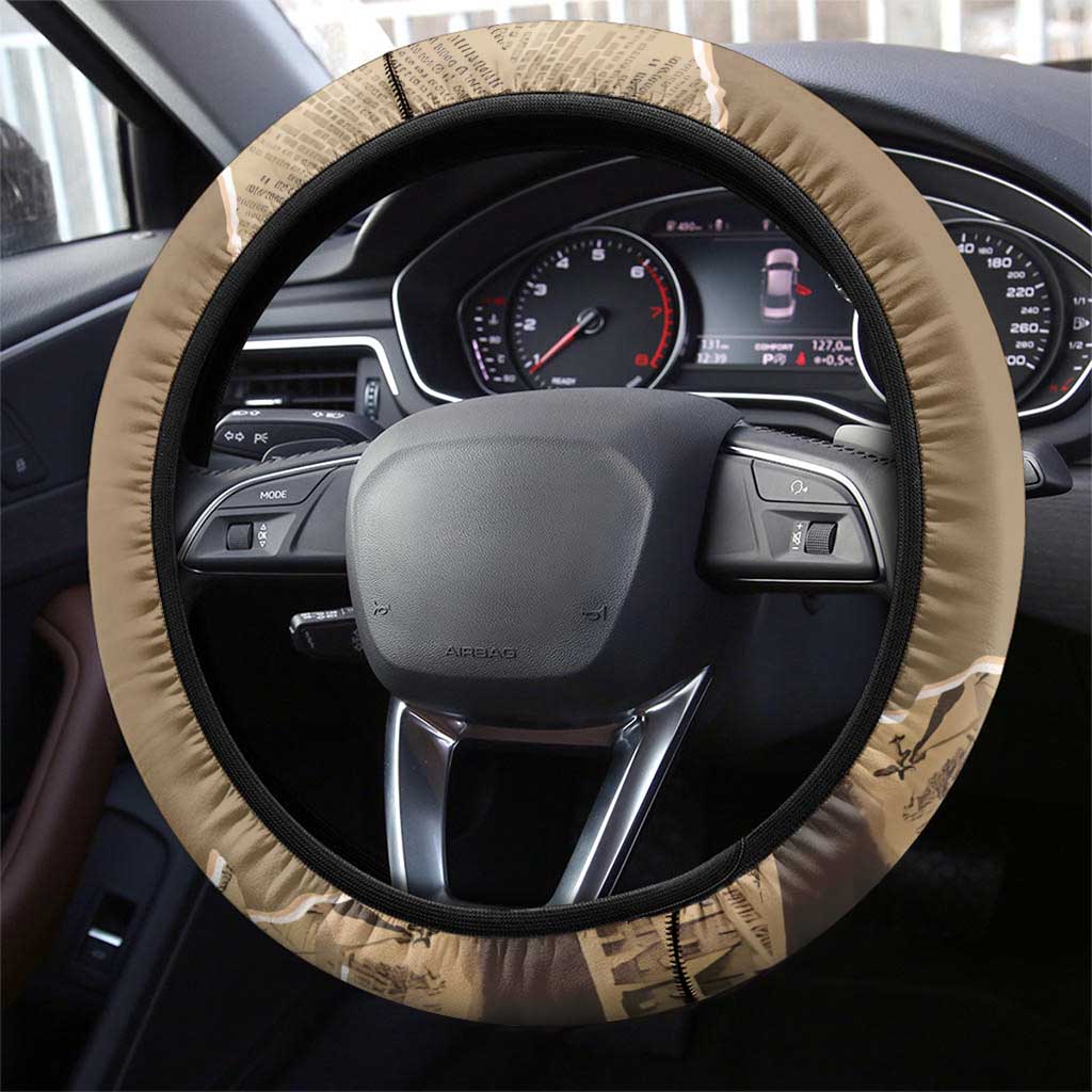 Tuskegee Airmen  Red Tails Tribute Steering Wheel Cover Black History Air Force - African Pride