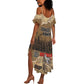 Tuskegee Airmen  Red Tails Tribute Summer Maxi Dress Black History Air Force - African Pride
