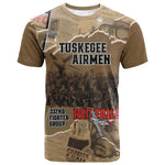Tuskegee Airmen Red Tails Tribute T shirt Black History Air Force LT18