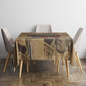Tuskegee Airmen  Red Tails Tribute Tablecloth Black History Air Force - African Pride