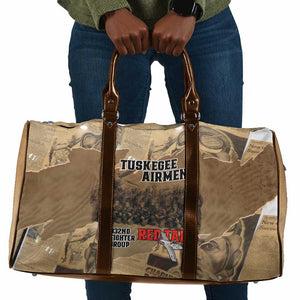 Tuskegee Airmen  Red Tails Tribute Travel Bag Black History Air Force