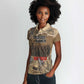 Tuskegee Airmen  Red Tails Tribute Women Polo Shirt Black History Air Force - African Pride