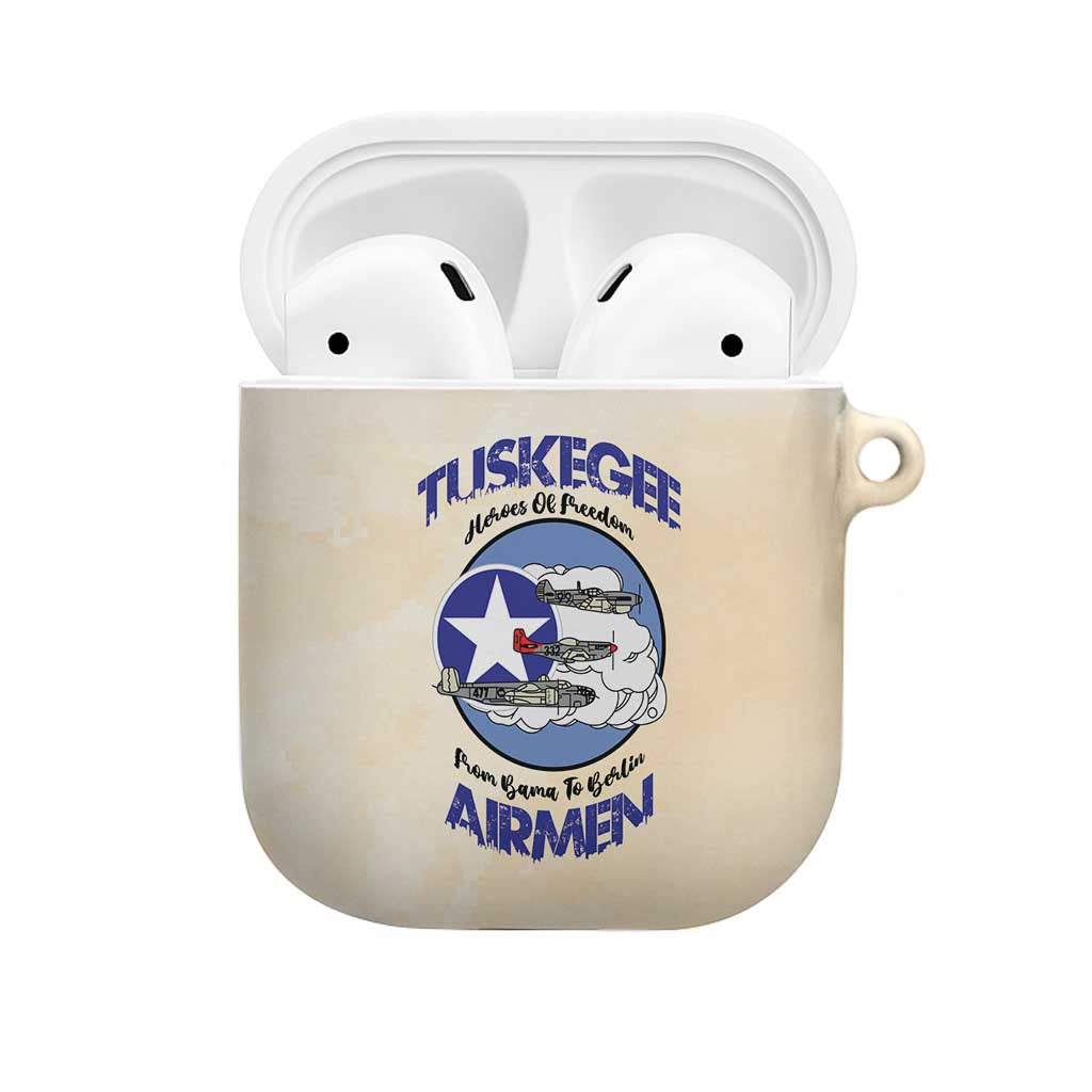 Tuskegee Airmen Red Tails AirPods Case Heroes Of Freedom Retro Style