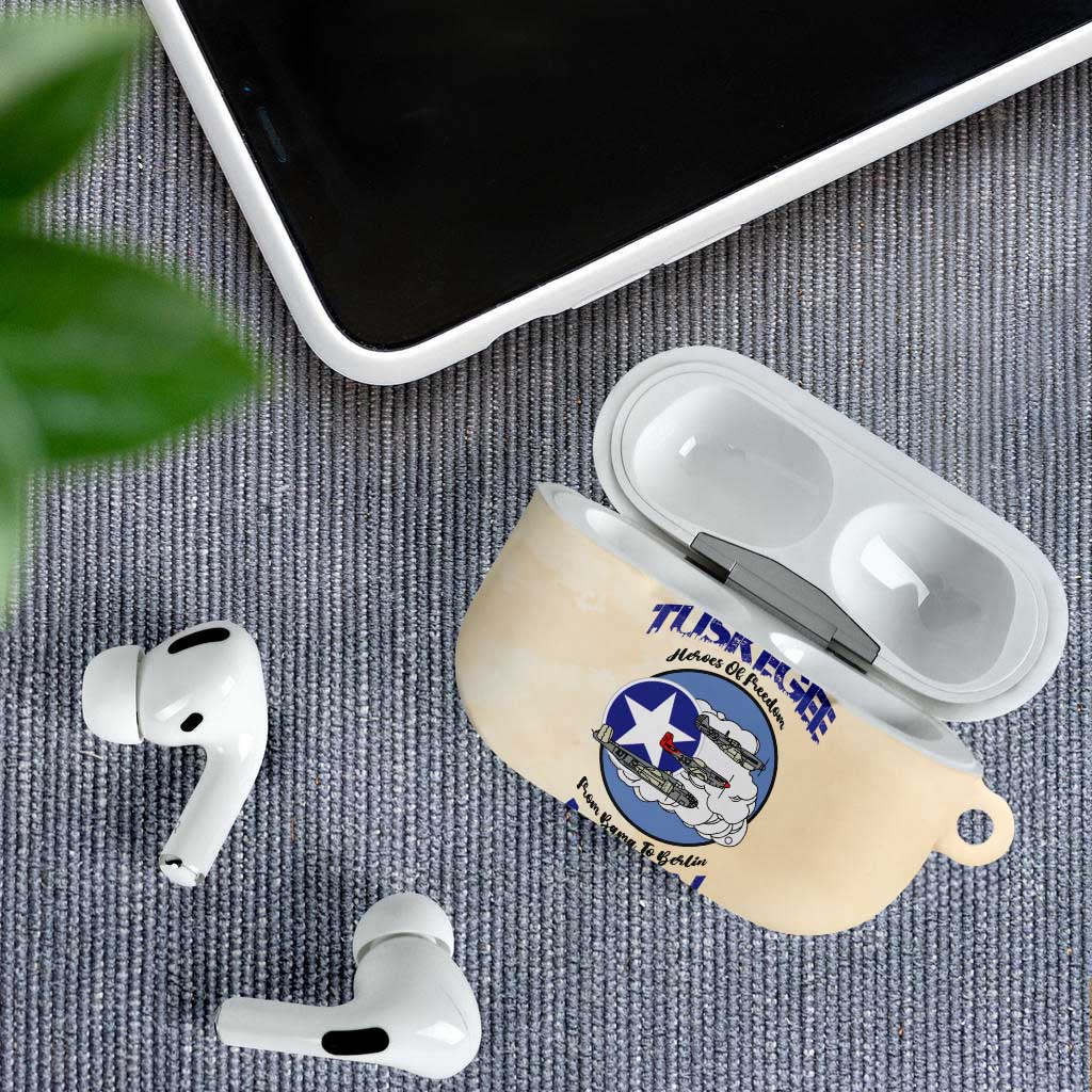 Tuskegee Airmen Red Tails AirPods Case Heroes Of Freedom Retro Style