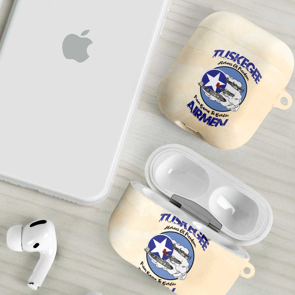 Tuskegee Airmen Red Tails AirPods Case Heroes Of Freedom Retro Style