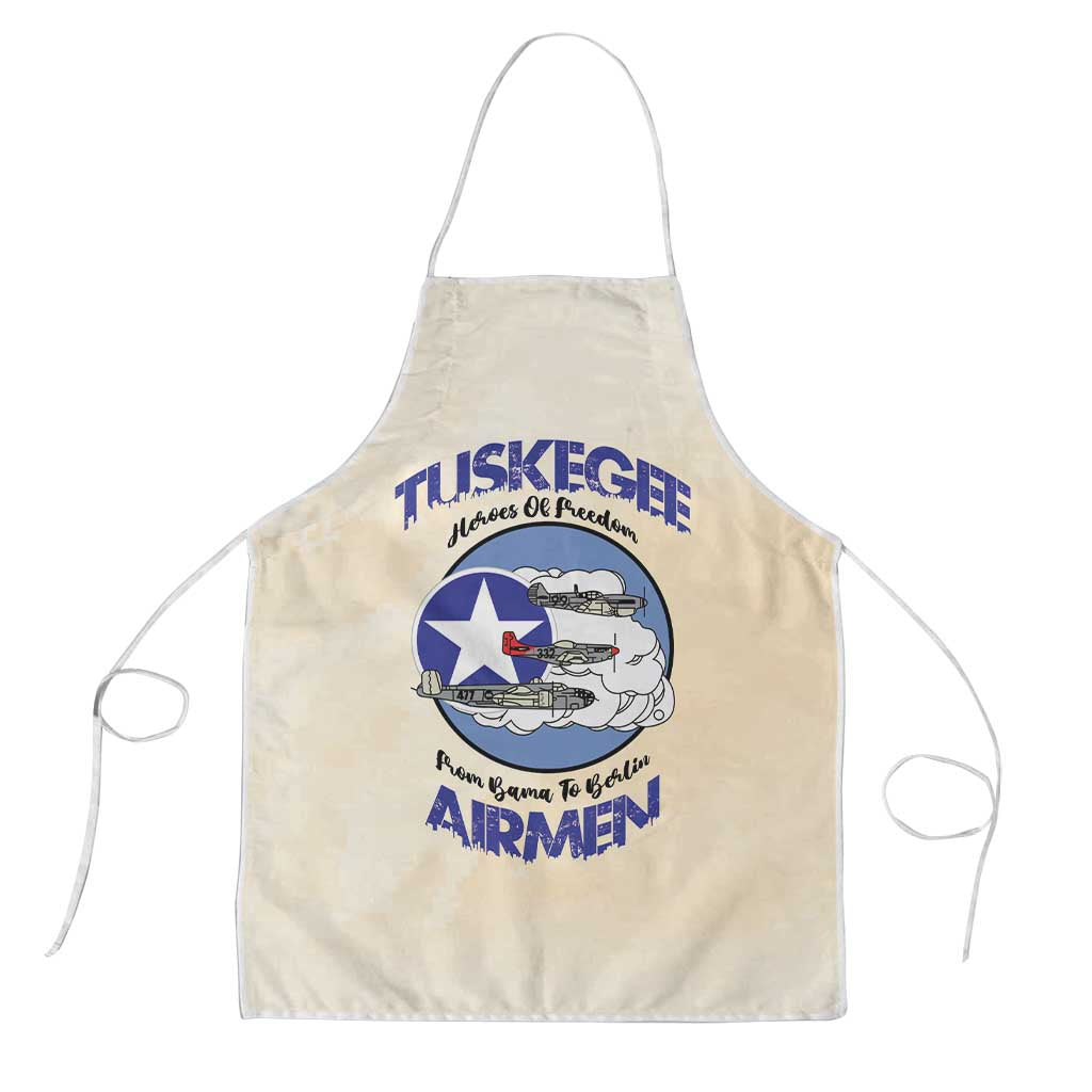 Tuskegee Airmen Red Tails Apron Heroes Of Freedom Retro Style