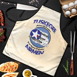 Tuskegee Airmen Red Tails Apron Heroes Of Freedom Retro Style