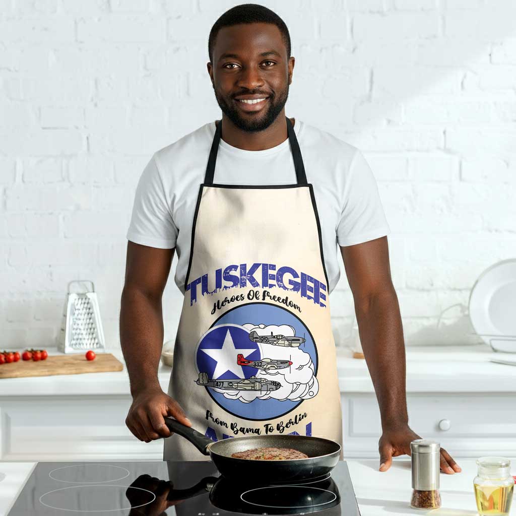 Tuskegee Airmen Red Tails Apron Heroes Of Freedom Retro Style