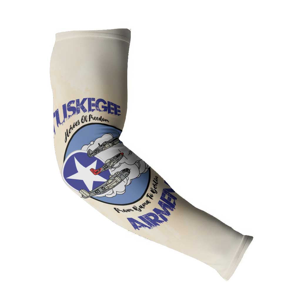 Tuskegee Airmen Red Tails Arm Sleeves Heroes Of Freedom Retro Style