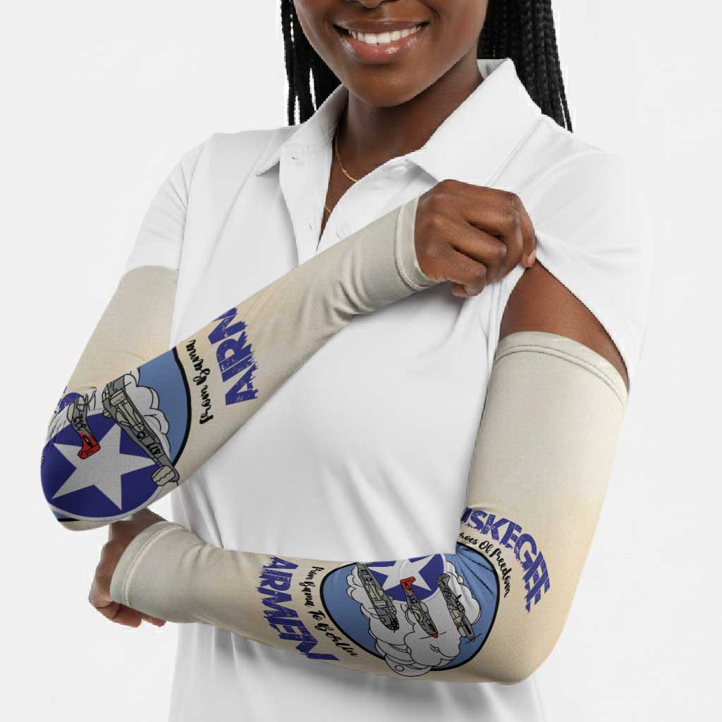 Tuskegee Airmen Red Tails Arm Sleeves Heroes Of Freedom Retro Style