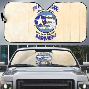 Tuskegee Airmen Red Tails Auto Sun Shade Heroes Of Freedom Retro Style