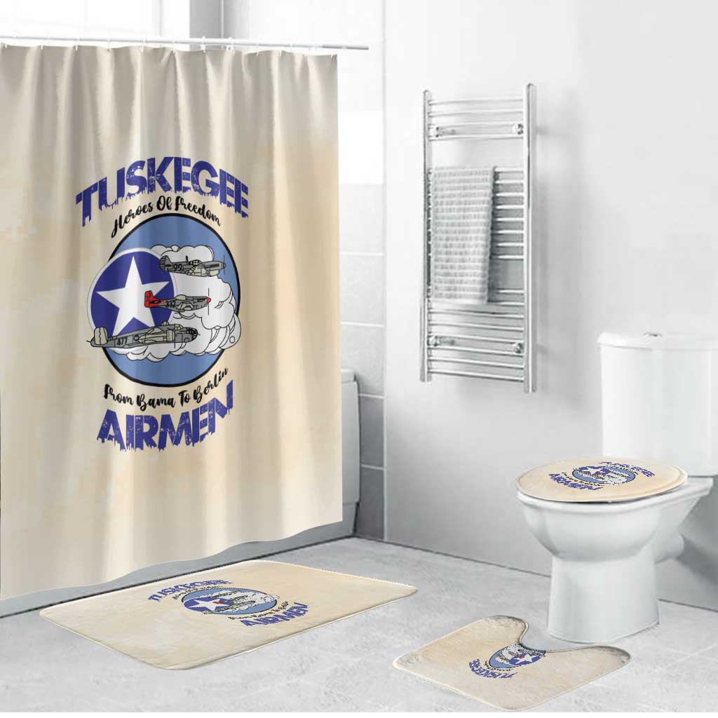 Tuskegee Airmen Red Tails Bathroom Set Heroes Of Freedom Retro Style