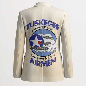 Tuskegee Airmen Red Tails Blazer Heroes Of Freedom Retro Style