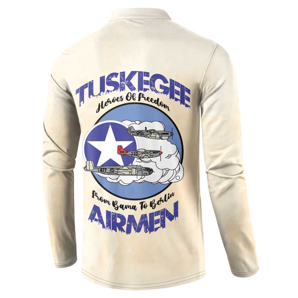 Tuskegee Airmen Red Tails Button Sweatshirt Heroes Of Freedom Retro Style