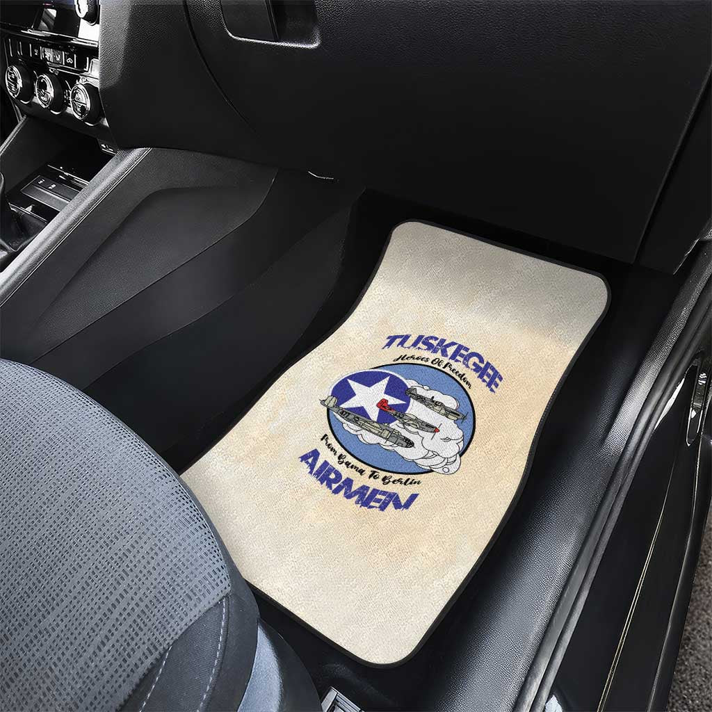 Tuskegee Airmen Red Tails Car Mats Heroes Of Freedom Retro Style - African Pride